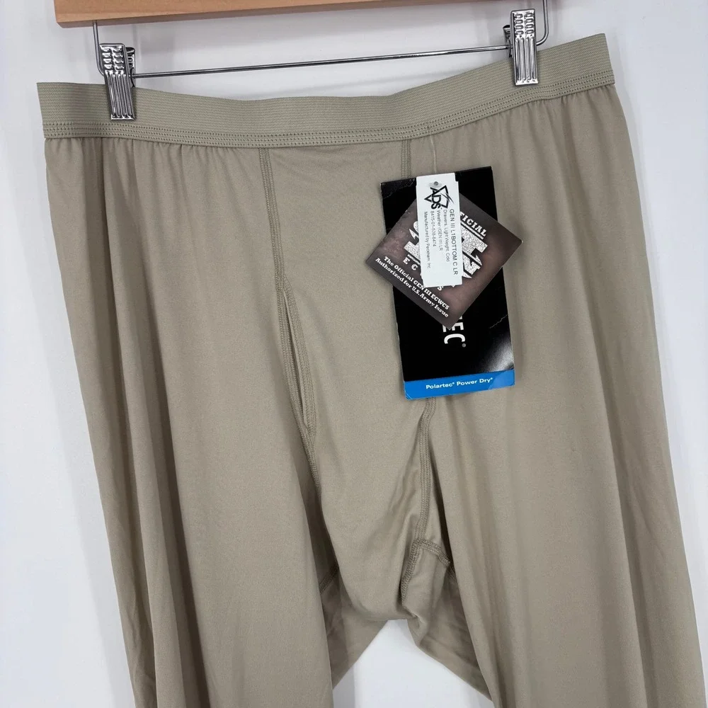 Peckham ECWCS Gen III Level 1 Drawers Mens Large Regular Tan Thermal Base Layer